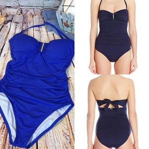 Calvin Klein Swim Suit One piece Halter strapless